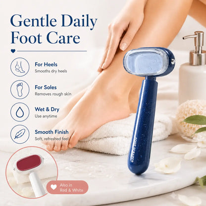 [Last Day Buy 1 Get 1 Free] Dual‑Sided Foot Callus Remover, Replaceable Stainless Steel Blade Foot Scraper🦶