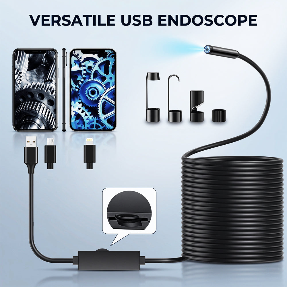 🔥16.4ft HD Endoscope Camera for iPhone & Android