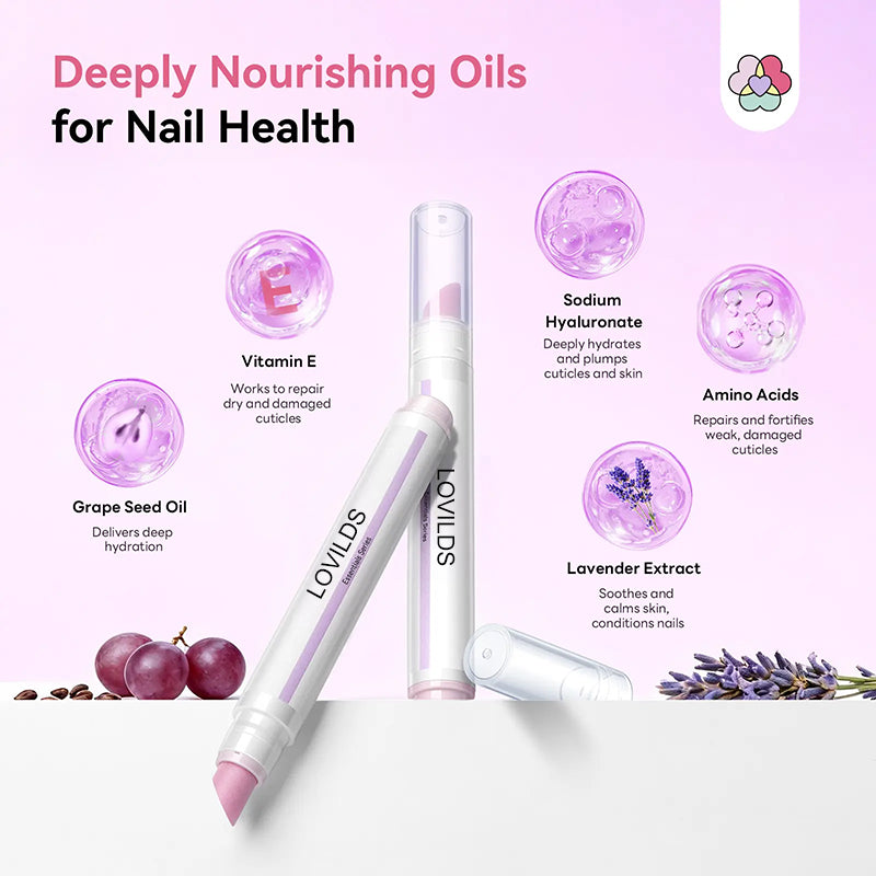💅[Last Day Buy 1 Get 1 Free] 2‑In‑1 Cuticle Remover Pen, Ceramic 45° Tip With Lemon Oil