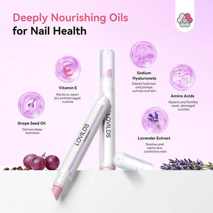 💅[Last Day Buy 1 Get 1 Free] 2‑In‑1 Cuticle Remover Pen, Ceramic 45° Tip With Lemon Oil