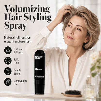 ⏳LIMITED TIME🎉BUY 1 GET 1 FREE! 👩 Peach-scented volumizing & setting spray—for lightweight, bouncy hair and long-lasting hold