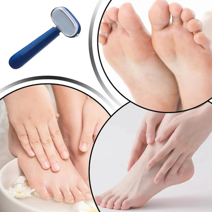 [Last Day Buy 1 Get 1 Free] Dual‑Sided Foot Callus Remover, Replaceable Stainless Steel Blade Foot Scraper🦶