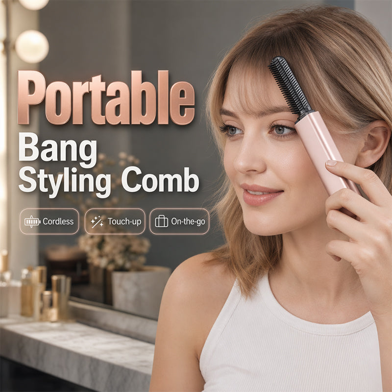 📢LAST DAY 49% OFF🔥 Portable Bang Styling Comb